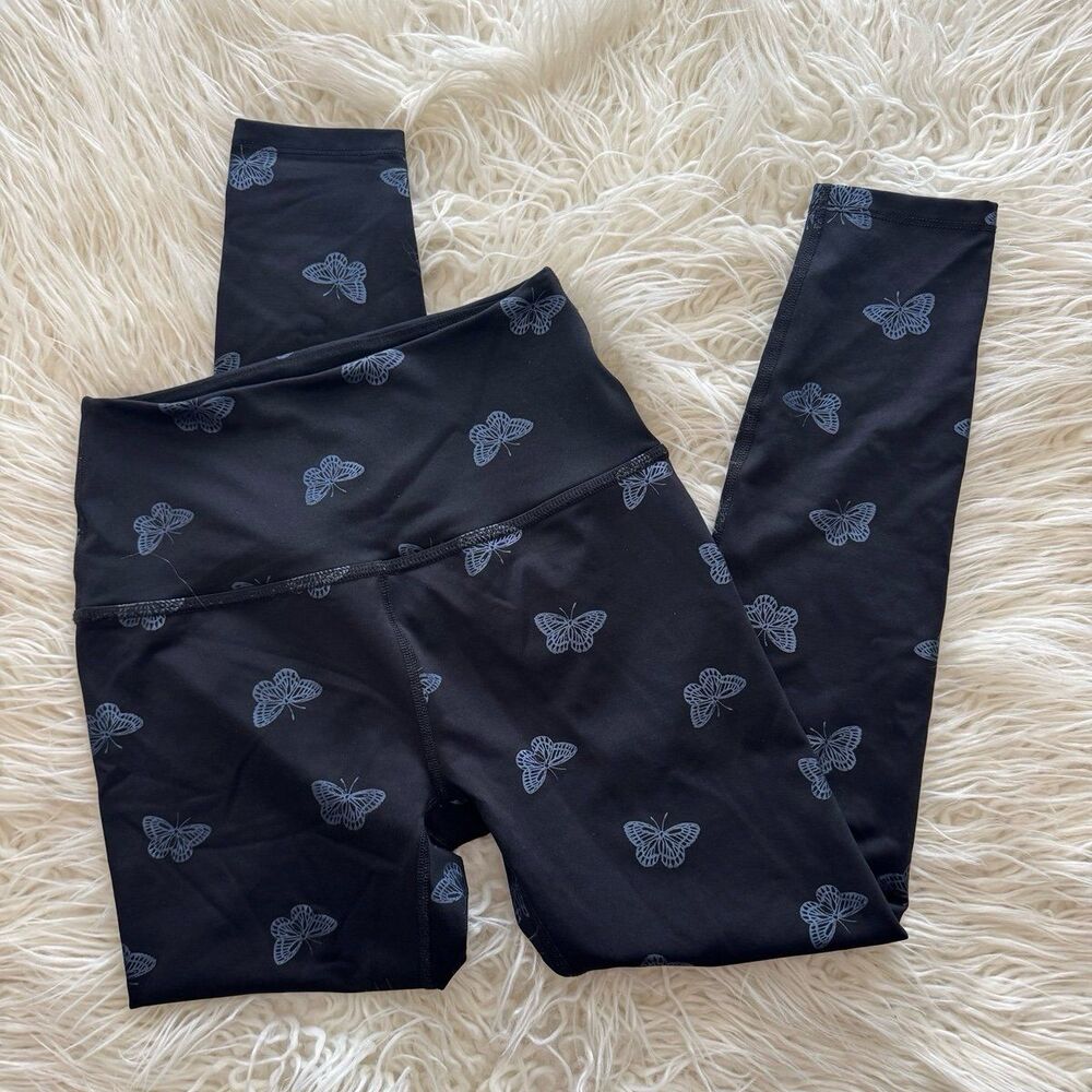 Beyond Yoga Butterfly Shine High-Waisted Midi Leggings Size XS